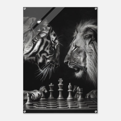  animal kingdom wall art wildlife lion tiger