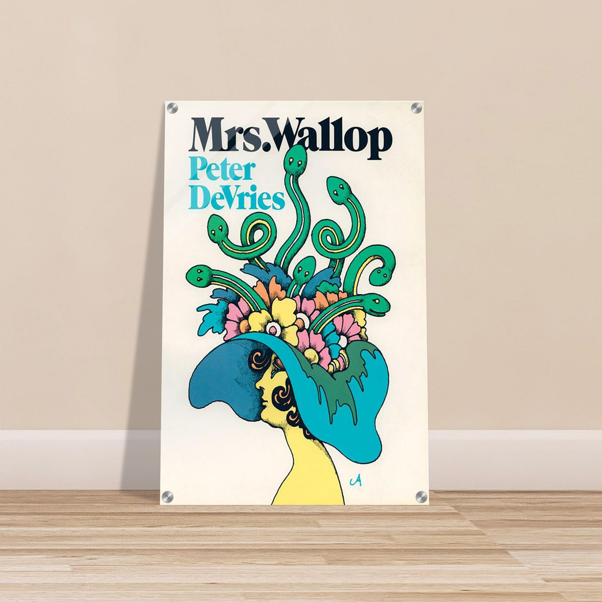  pop art wall art print mrs wallop
