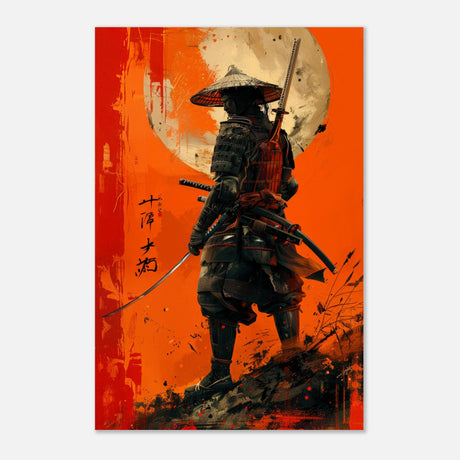  pop art wall art print japanese samurai