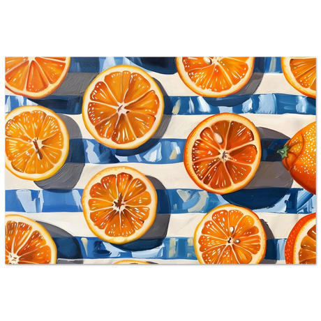citrus splash wall art print40x60 cm / 16x24″Framed Canvas
