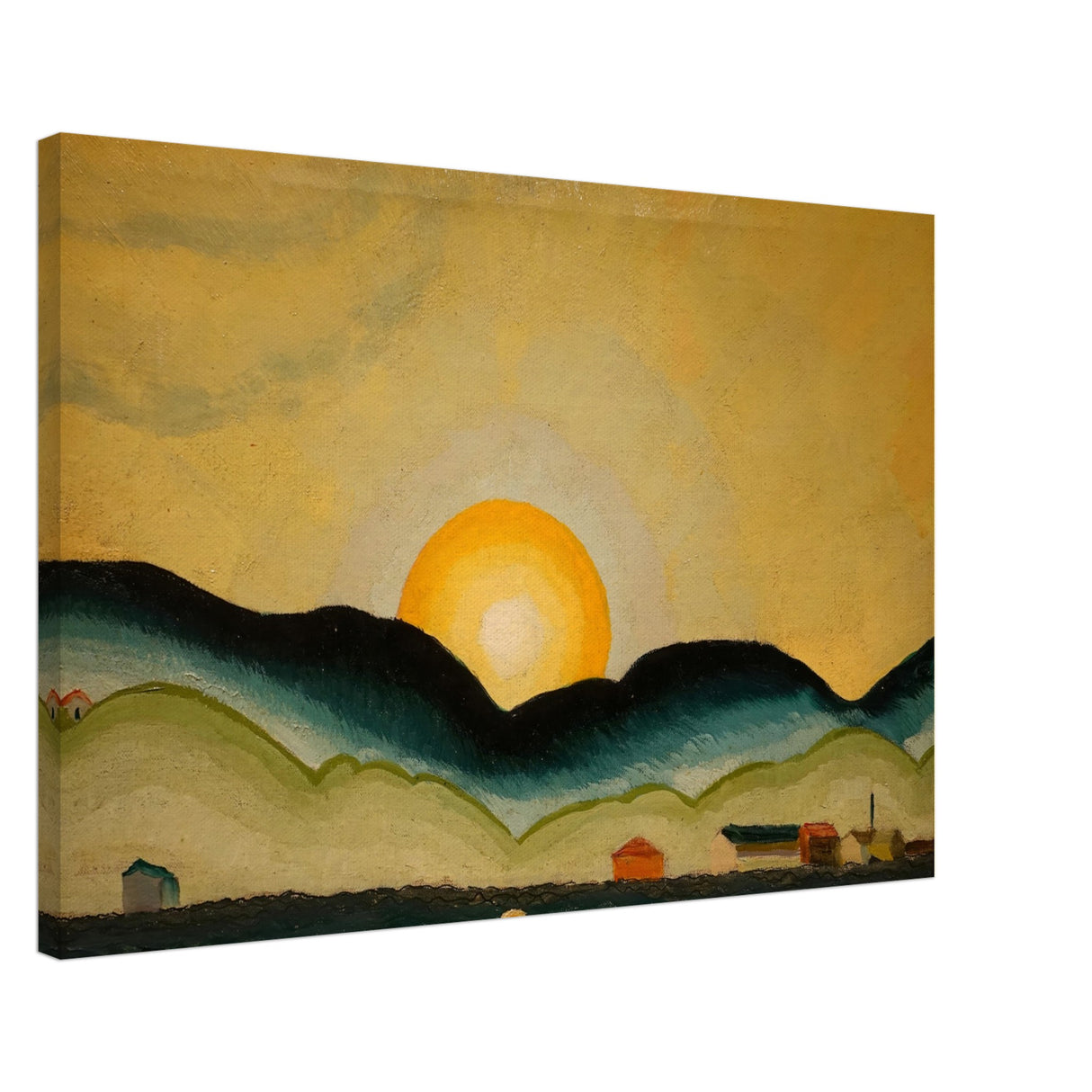 sunrise north harbor by arthur dove