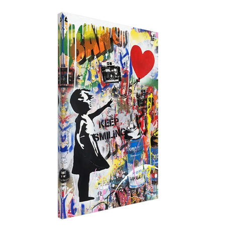 da vinci pop art wall art smile