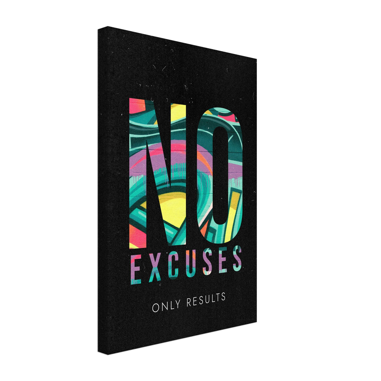 da vinci motivational wall art no excuses
