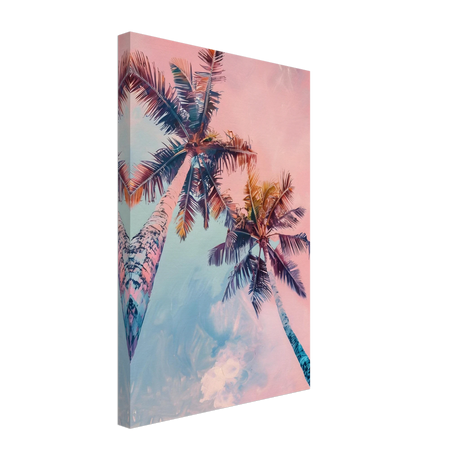 sunset palms wall art print30x45 cm / 12x18″Wood Prints
