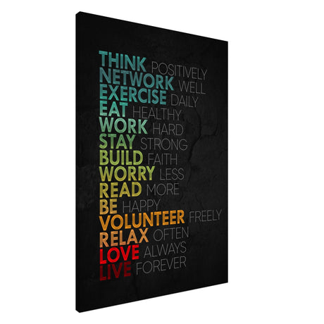 da vinci motivational wall art think