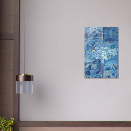 da vinci motivational wall art dreams