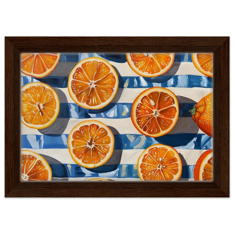 citrus splash wall art print50x75 cm / 20x30″Framed Canvas