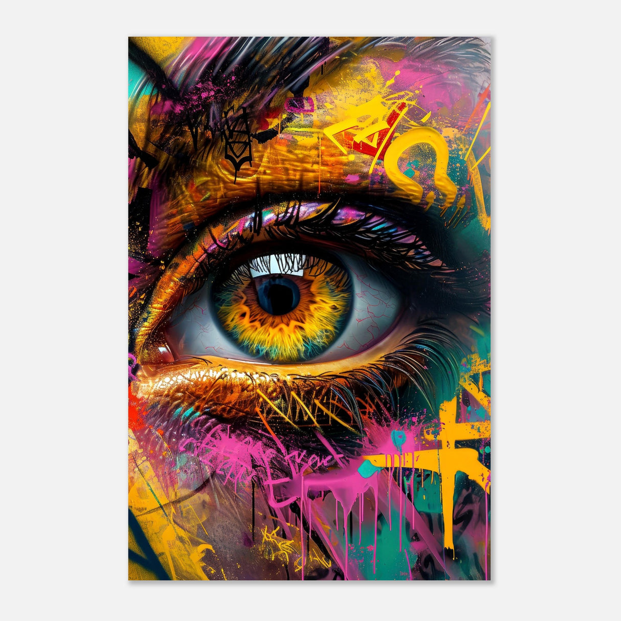  contemporary wall art print eye