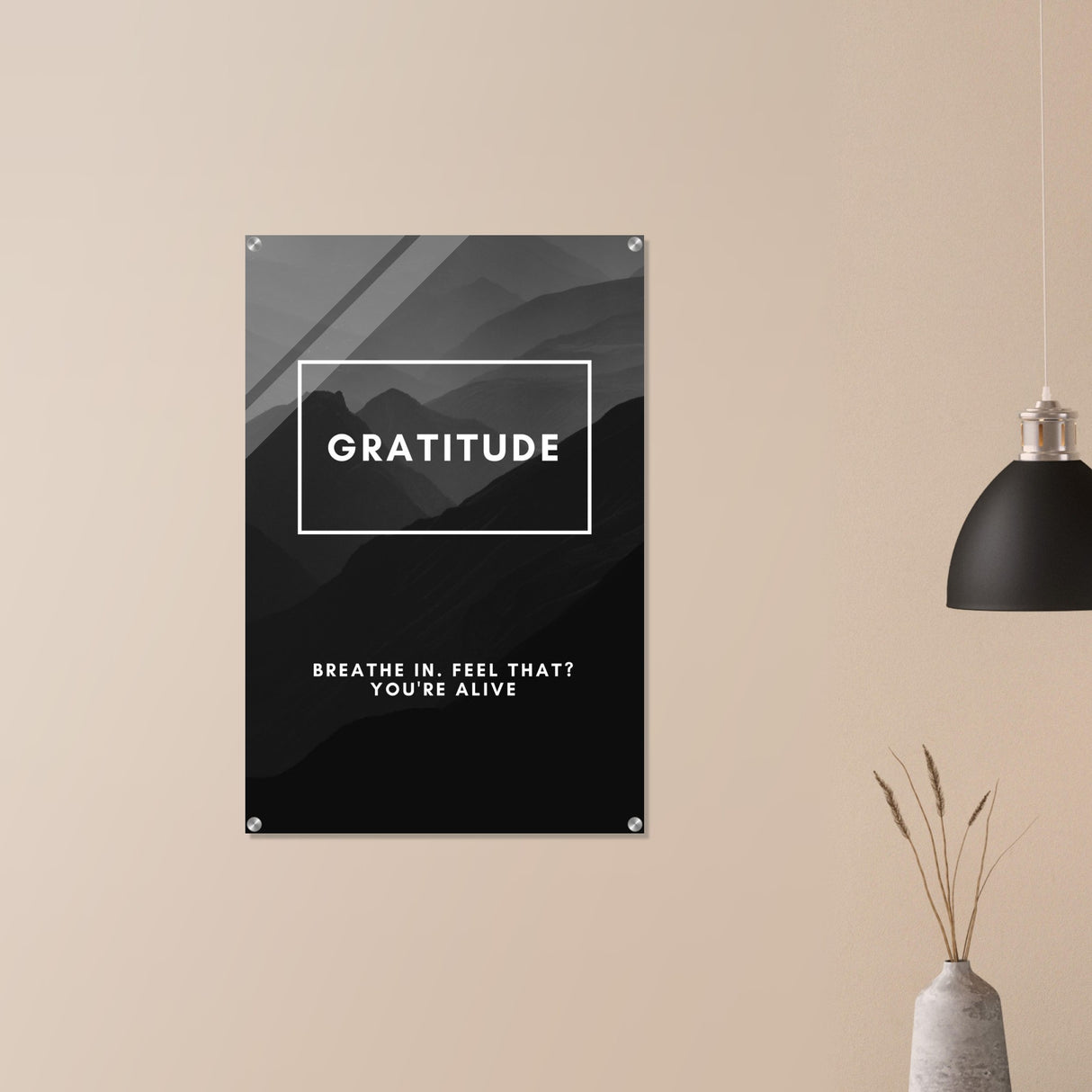  motivational wall art gratitude