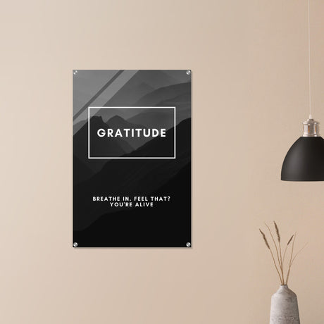  motivational wall art gratitude