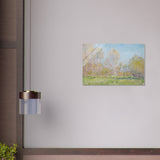 spring in giverny by claude monet