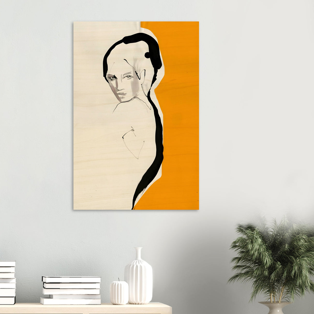 da vinci minimalist modern wall art 3