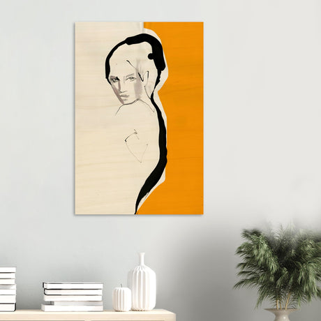 da vinci minimalist modern wall art 3