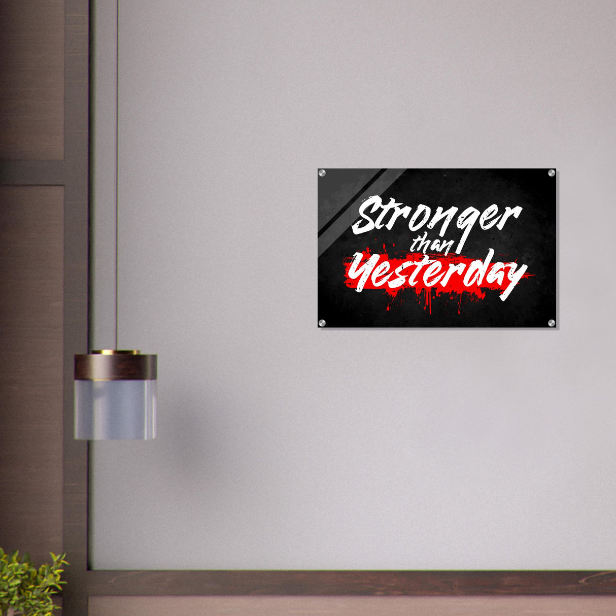da vinci motivational wall art stronger