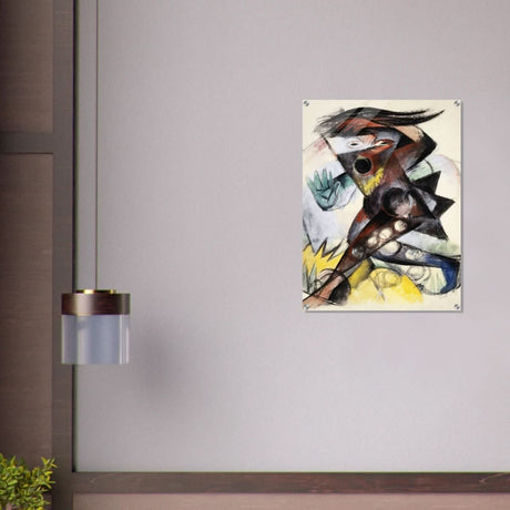 Caliban (from Shakespeare's The Tempest) by Franz Marc 1914 Wall art print - Acrylic Print - 60x80 cm / 24x32″ - 