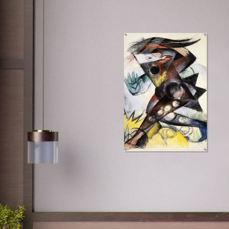 Caliban (from Shakespeare's The Tempest) by Franz Marc 1914 Wall art print - Acrylic Print - 70x100 cm / 28x40″ - 
