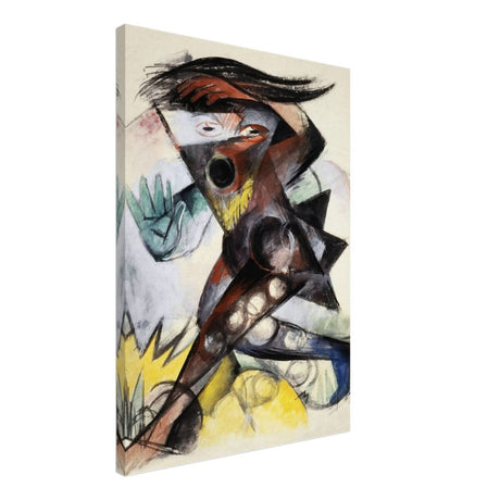 Caliban (from Shakespeare's The Tempest) by Franz Marc 1914 Wall art print - Canvas - 50x70 cm / 20x28″ - Slim