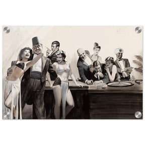Casino Royale Nights | Vintage Glamour - Acrylic Print - 30x45 cm / 12x18″ - 