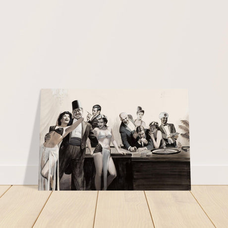 Casino Royale Nights | Vintage Glamour - Aluminum Print - 40x60 cm / 16x24″ - 