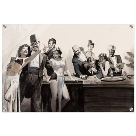Casino Royale Nights | Vintage Glamour - Acrylic Print - 50x75 cm / 20x30″ - 