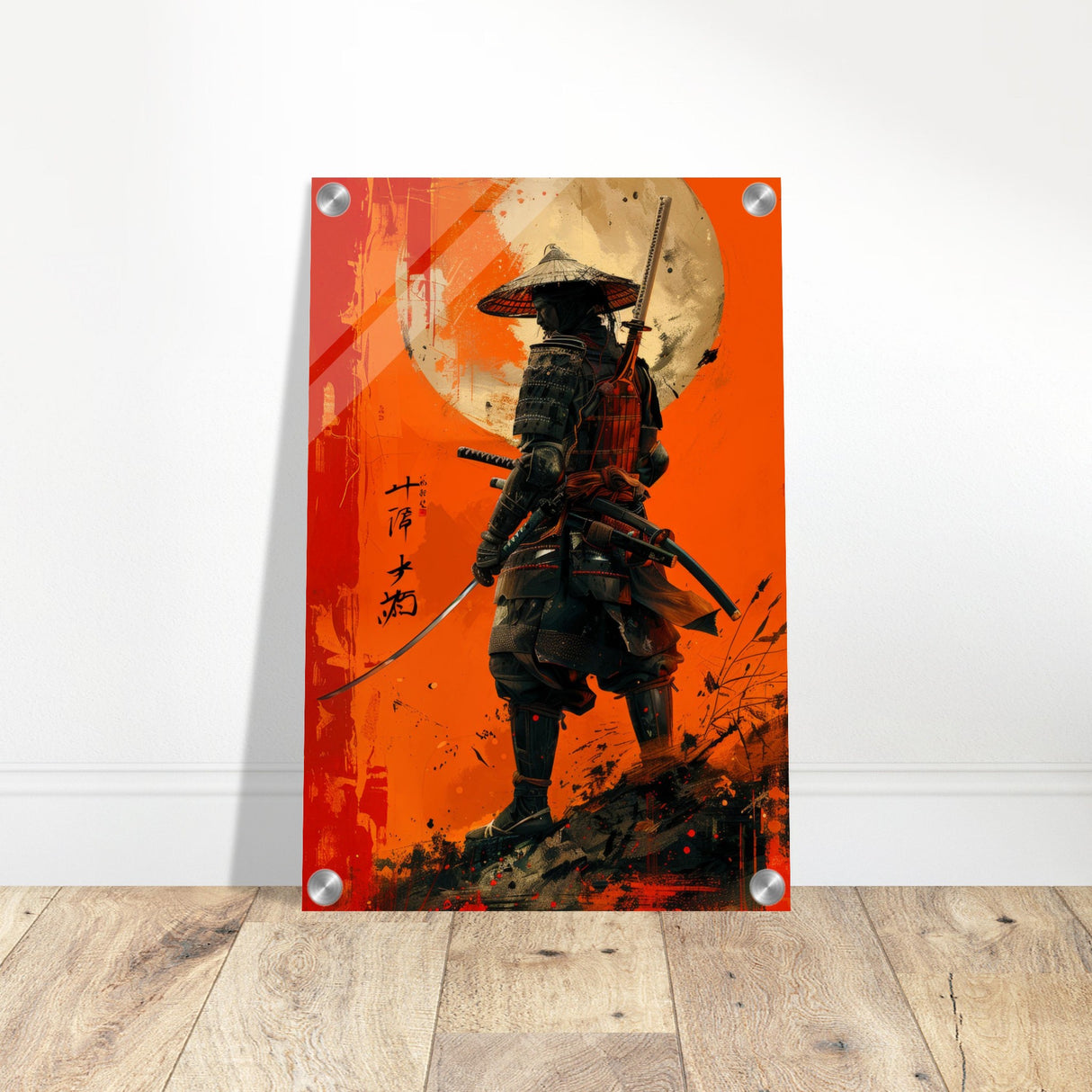  pop art wall art print japanese samurai