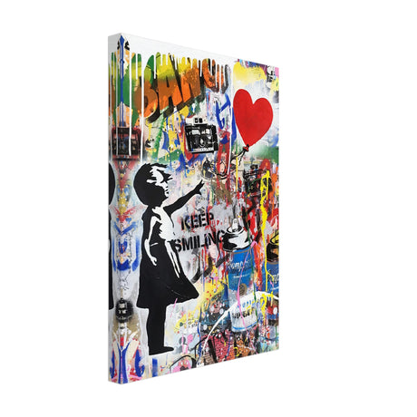 da vinci pop art wall art smile