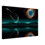 "Celestial Reflections" – A Portal Beyond the Stars | Wall art Print - Canvas - 40x60 cm / 16x24″ - 