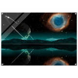 "Celestial Reflections" – A Portal Beyond the Stars | Wall art Print - Acrylic Print - 70x100 cm / 28x40″ - 
