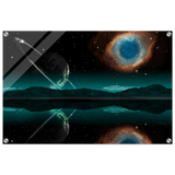 "Celestial Reflections" – A Portal Beyond the Stars | Wall art Print - Acrylic Print - 50x75 cm / 20x30″ - 