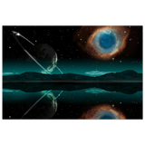 "Celestial Reflections" – A Portal Beyond the Stars | Wall art Print - Fine Art Poster - 40x60 cm / 16x24″ - 