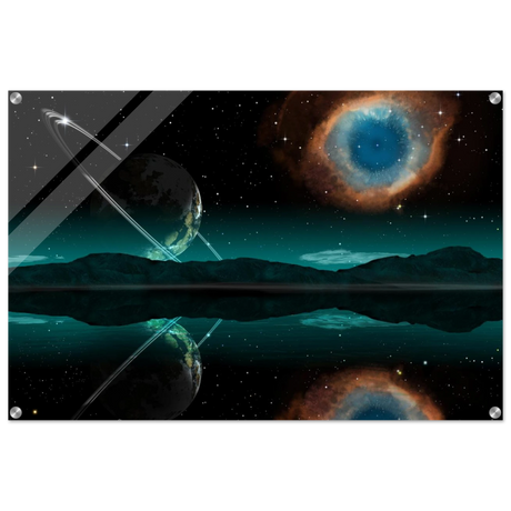"Celestial Reflections" – A Portal Beyond the Stars | Wall art Print - Acrylic Print - 60x90 cm / 24x36″ - 