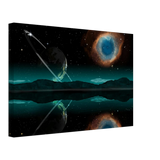 "Celestial Reflections" – A Portal Beyond the Stars | Wall art Print - Canvas - 30x45 cm / 12x18″ - 