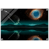 "Celestial Reflections" – A Portal Beyond the Stars | Wall art Print - Acrylic Print - 40x60 cm / 16x24″ - 