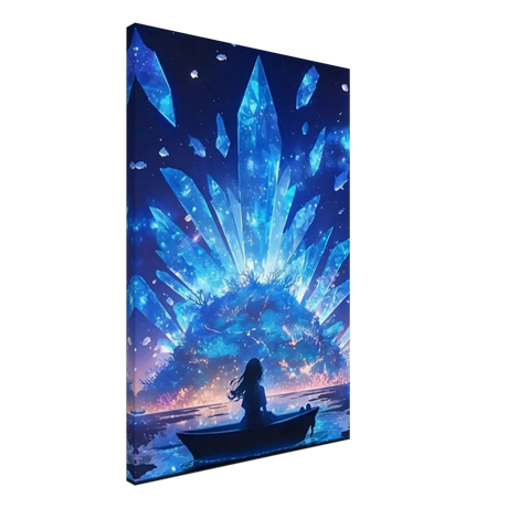 Celestial Reflections – Crystal Dreamscape Art | Wall art print - Canvas - 50x75 cm / 20x30″ - 