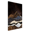 "Celestial Ridges" – Marbled Mountain Majesty | Wall Art Print - Canvas - 60x90 cm / 24x36″ - 