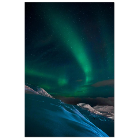 "Celestial Veil" – Dancing Lights Over Arctic Silence Fine Art Photography | Northern Lights Wall Art Print - Fine Art Poster - 40x60 cm / 16x24″ - 