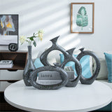 Ceramic Art Living Room Decoration Ornaments Flower Stand - A - 