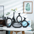 Ceramic Art Living Room Decoration Ornaments Flower Stand - A - 