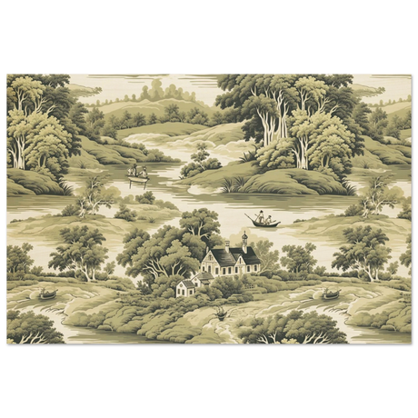 whispers of the countryside vintage scenic wall art print50x75 cm / 20x30″Aluminum Print