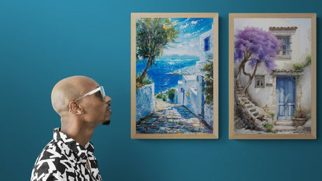 Charming Getaways Set | Mediterranean Escape - Canvas - 30X45 CM / 12X18″ - 