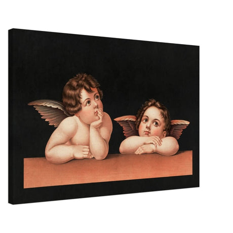 Cherubs after Raphael Vintage Wall Art 1890 - Canvas - 50x75 cm / 20x30″ - Slim