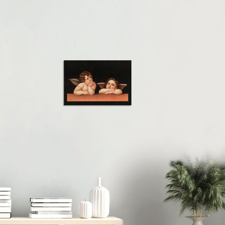 Cherubs after Raphael Vintage Wall Art 1890 - Wood Prints - 30x45 cm / 12x18″ - 10 mm