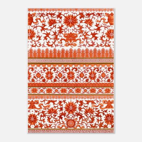 Chinese Ornament - Geometric Art - Aluminum Print - 70x100 cm / 28x40″ - 