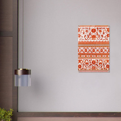 Chinese Ornament - Geometric Art - Acrylic Print - 50x75 cm / 20x30″ - 