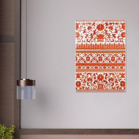 Chinese Ornament - Geometric Art - Acrylic Print - 70x100 cm / 28x40″ - 