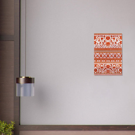 Chinese Ornament - Geometric Art - Brushed Aluminum Print - 40x60 cm / 16x24″ - 