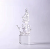 Chinese Style Entrance Decoration Transparent Resin Sculpture Art Decorations - Large - 