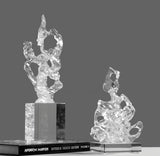 Chinese Style Entrance Decoration Transparent Resin Sculpture Art Decorations - Large - 