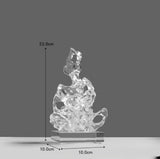 Chinese Style Entrance Decoration Transparent Resin Sculpture Art Decorations - Small - 