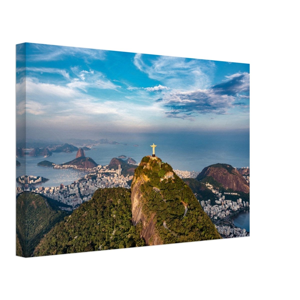 Christ the Redeemer – Guardian of Rio | Wall art print - 30x45 cm / 12x18″ - Canvas - 